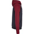 thumbnail image 3 of Build Your Brand - Sudadera Basic Raglan para Hombre (Marino, Burdeos), 3 of 3
