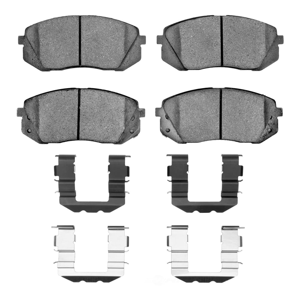 Dynamic Friction Company 1551-1295-01 DFC 5000 Advanced Brake Pads - Ceramic and Hardware Kit - OE