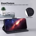 thumbnail image 4 of Wallet Phone Case Cover Compatible with iPhone 15 Plus, Vintage for Men Business Embossed PU Leather Flip Protective Case with Wrist Strap Kickstand for Apple iPhone 15 Plus 6.7 inch,Black, 4 of 7