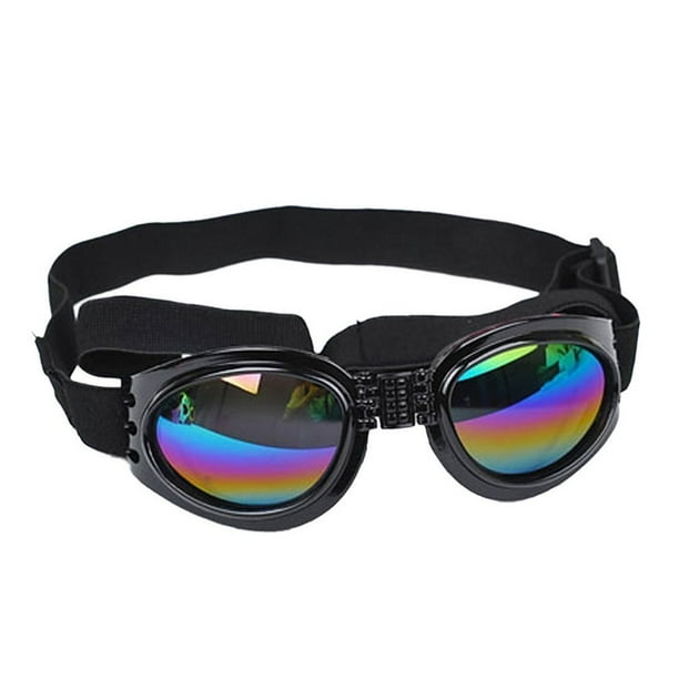Gafas de sol para perros, gafas para perros de raza mediana grande, protección contra el viento, polvo y niebla, gafas para mascotas con correa ajustable
