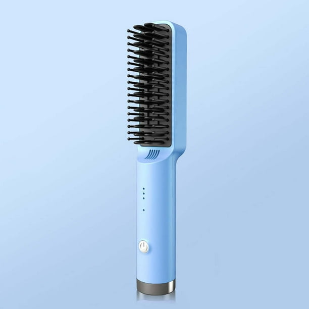 Teissuly Portable Negative Hair Straightening Comb Inner Button Flip Out Straight Hair Lazy Worker Student Straight Hair Straight Board Clip Straight Hair Comb Teissuly WER202311211960 Walmart en line...