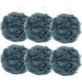 thumbnail image 1 of wonima10 6-Pack 80g Shower Loofah for Men – Extra-Large Body Sponge with Triple-Tied Knots, High-Density Mesh, Rich Lather, Durable Exfoliating Pouf (Blue), 1 of 1