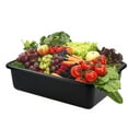 thumbnail image 5 of 4-Pack 25 L  Bus Box/Tote Box, Plastic Utility Bus Tub, Black, 5 of 7
