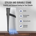 thumbnail image 3 of Vertical Stand Replacement for PS5 Pro/PS5 Slim/PS5 Console Silver, 3 of 5