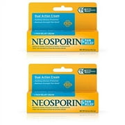Neosporin + Maximum-Strength Pain Relief Dual Action Antibiotic Ointment with Bacitracin Zinc, 0.5 Ounce (Pack of 2)