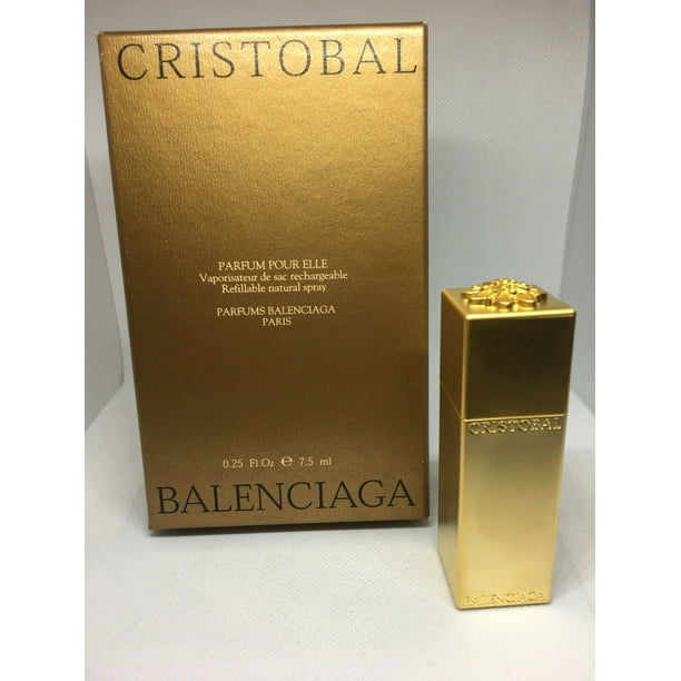 Frosset købmand Menstruation Cristobal Balenciaga Parfum Pour Elle Rechargeable Spray 0.25 oz 7.5 ml  Pure - Walmart.com