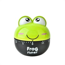 Kitchen Timer, Cute Animals Shaped Kitchen Mechanical Timer, 60 Minute Egg Timer for Cooking, Small Portable Counters Clock, Manual Rotating Timer Reminder for Kitchen Baking Frying