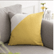 thumbnail image 2 of Juego de Fundas de Almohadas Estampadas Labg 45 × 45 Cm 4 Piezas colores Amarillo/Blanco/Gris, 2 of 5