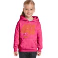 thumbnail image 1 of LA Pop Art Girl's Word Art Hooded Sweatshirt - Beast Mode, 1 of 2