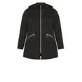 thumbnail image 4 of Avenue Women's Plus Size Hooded Fleece Jacket, 4 of 5