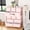 Pink, variant on TROPOW 48-Inch Wide 15-Drawer Fabric Storage Cabinet with Wood-Grain Top & Metal Frame, Multi-Use Dresser for Clothes in Bedroom, Closet, Living Room, Entryway, and Hallway