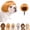 Golden, variant on Funny Pet Wig Headband for Dogs & Cats,Cute Costume Accessory for Photos, Parties Holidays, Wigs Costumes Outfit Halloween