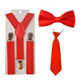 thumbnail image 1 of Enfants Bretelles Noeud Papillon: Mignon 3PCS Noeud Papillon Y Forme Bretelles Formelle Cravate, 1 of 6