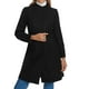 thumbnail image 2 of Abrigo de cuello alto INSPIRE CHIC para mujer, abrigo de invierno de manga larga L Negro, 2 of 6