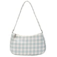 thumbnail image 4 of Bolsa Moda mujer impresión a cuadros hombro axila pequeño (verde) Ehuebsd Para Estrenar, 4 of 9