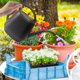 thumbnail image 4 of Xihbxyly Las mejores ofertas de hoy Regadera de plantas Regadera de 1 gal en pico largo Regadera de diseños en flora Regadera de interior asa Regadera de plantas en jardín, 4 of 5