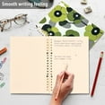 thumbnail image 4 of FORMRS 1-Subject Spiral Notebook 8" x 5" College Ruled 60 Refillable Sheet A5 Hard Cover, 2 Pack, Gray Floral, 4 of 7