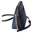 thumbnail image 3 of Michael Kors Jet Set Travel Medium Dome Crossbody Bag Navy Leather, 3 of 8
