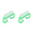 thumbnail image 4 of Jumpingount Cepillo de limpieza de uñas Quitar el polvo Set Manicura Pedicura Desempolvar Profesional Uña Exfoliante Herramienta de cuidado de Verde 2piezas, 4 of 6
