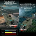 thumbnail image 6 of 315MM UH-1 Remote Control Helicopter Aircraft for Adults Expert 6CH C032 Maintain Altitude Brushless Motor Optical Flow Positioning/Fly Upside Down 3D Rolling Hobby RC Heli (RTF 2Battery), 6 of 9