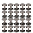 thumbnail image 2 of 200 Double Cap Rivet Studs for Leather Shoes Bags Clothes, Smooth Edges,  Iron Material, Basic Accessories with 200 Fasteners for Repairment, 2 of 7