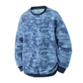 thumbnail image 1 of Blusas y camisas de manga larga con cuello redondo para hombre, sudadera deportiva de manga larga de color liso a la moda con bolsillo, top de poliéster para hombre, 1 of 2