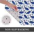 thumbnail image 6 of Sikiie Whale Print Flannel Anti-slip Floor Mat 16x24in, Thickened Dustproof Entrance Door Mat Floor Mat for Kitchen, Bathroom, Laundry Room, 6 of 7