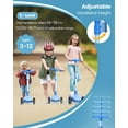 thumbnail image 2 of 2-in-1 Adjustable Kick Scooter for Kids 3-12 Years, LED Light- Wheels, Foldable Design, 5-Level Handlebar & Removable, 2 of 8