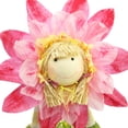 thumbnail image 3 of Northlight 29" Pink, Green and Yellow Spring Floral Standing Sunflower Girl Decorative Figure, 3 of 4