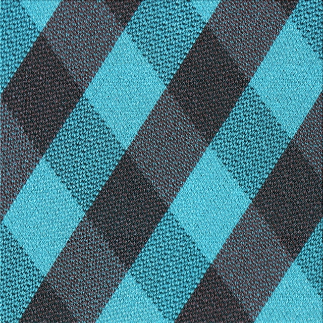 Ahgly Company Machine Washable Indoor Square Transitional Bright Turquoise Blue Area Rugs, 5' Square