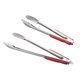 thumbnail image 1 of mango de silicona cómodo, cierre fácil de tirar, pinza de cocina resistente para cocinar, asar a la parrilla, barbacoas, rojo 29,9 cm LingWen 9024715127099, 1 of 4