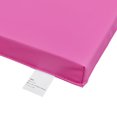 thumbnail image 3 of 2" Thick Extra Thick Gymnastics Mat,Tri-fold Folding Gym Exercise Mat, Tumbling Mat with Carrying Handles for Home Workout, Core Workouts, Stretching, Yoga,Pink, 3 of 5