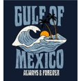 thumbnail image 4 of Gulf of Mexico Always & Forever Youth Navy Blue Crew Neck Short Sleeve Tee-Medium, 4 of 4