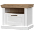 thumbnail image 4 of Tara One Drawer Nightstand in White High Gloss Finish, 4 of 5