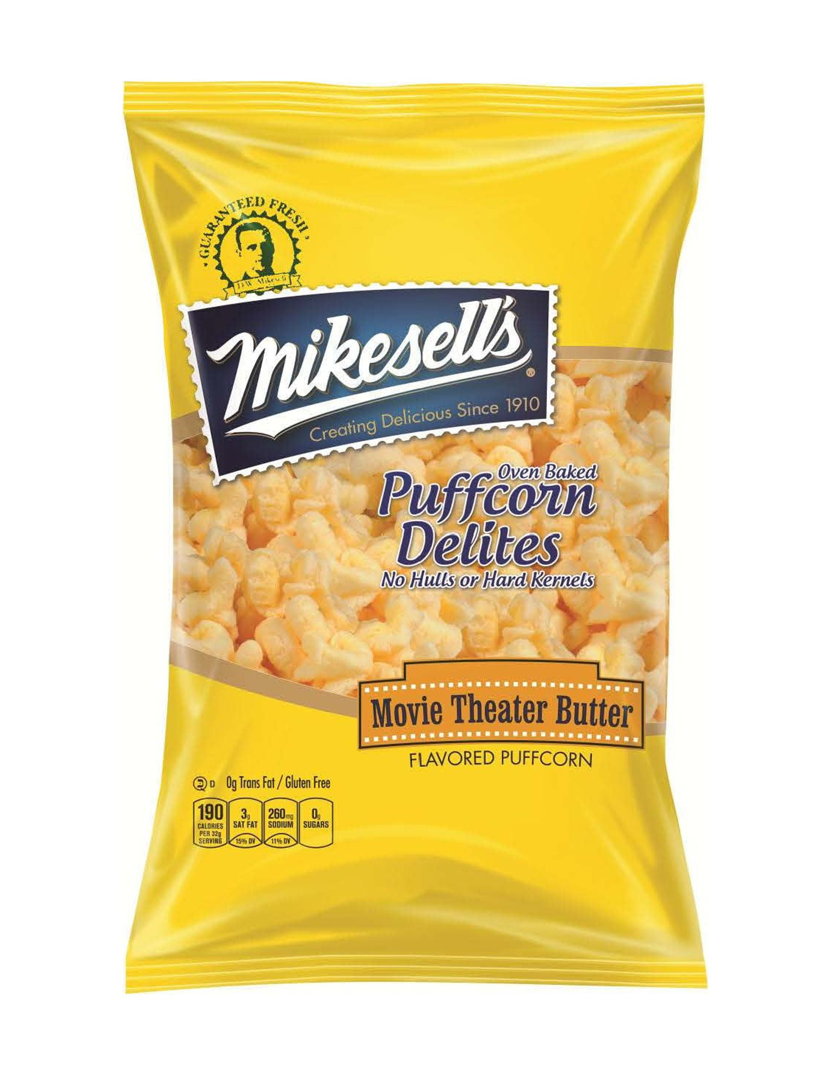 (2 pack) Mike Sells Movie Theater Butter Puffcorn Popcorns Delites, 11oz
