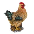 thumbnail image 3 of Conjunto de 1 pollos y figuras realistas y realistas para decoración al aire libre, jardín y hogar., 3 of 9