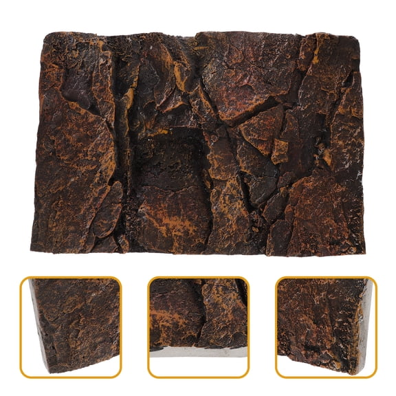 Simulated Rock Background Reptile Tank Terrarium Stereo Background Decor
