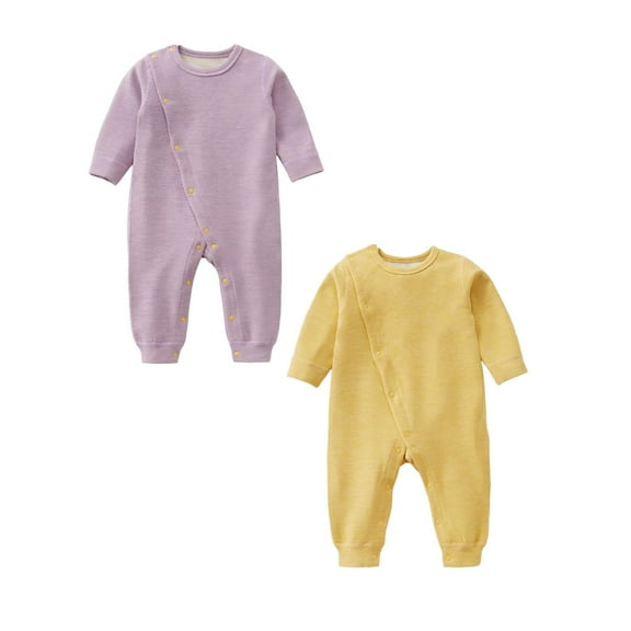 Bodysuit Romper Pajamas Jumpsuit Thin Long Sleeves Sleeper Preemie Sleepers 2PCS