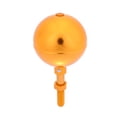 thumbnail image 4 of FUTUREORYY Flag Pole Replacement Parts 1 Set Light Golden Anodized Finish Ball for Flagpoles, 4 of 8
