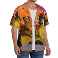 thumbnail image 4 of Sigee Scooby-Doo U for Men's Casual Short Sleeve Button Down Shirts Men's Shirts Summer Medium, 4 of 7