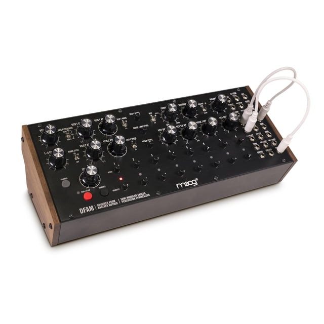 Sintetizador de percusión analógico MOOG DFAM con secuenciador de 8 pasos