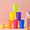 Multicolor, variant on Triani 12Pcs Unbreakable Reusable Drinking Cup 13.5 OZ Plastic Tumblers in 6 Colors-Dishwasher Safe for Adult Kids Outdoor