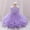 Purple, variant on Toddler Girls Princess Dress, Pleated Tulle Hem Sleevelss Bowknot Mesh Pageant Birthday Wedding Party Dress Purple 9Months