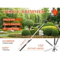 thumbnail image 4 of Floseru 2026 Upgraded 5 in 1 Gas Multi Functional Trimming Tools, 52CC 2 Stroke Gas Weed Eater, Weed Wacker Gas Powered, 9500rpm High Power Gas String Trimmer, Brush Cutter for Garden, Yard, Home, 4 of 12