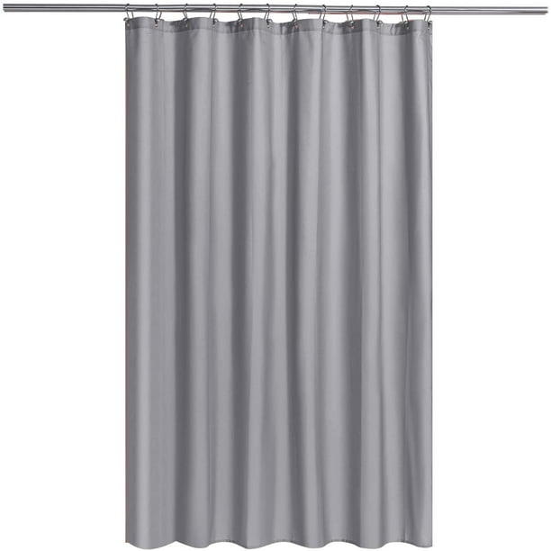 Fabric Shower Curtain Or Liner With, Are Shower Curtains All The Same Size In Excel