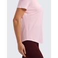thumbnail image 4 of Remera CRZ YOGA de Algodón Pima Suave con Cuello Redondo Rosa XL, 4 of 4