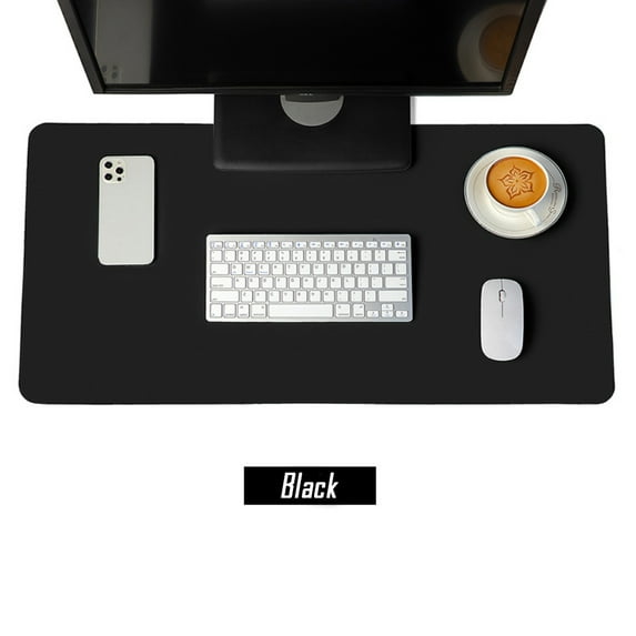 PEACNNG Desk Mouse Pad, Waterproof Leather Desk Mat Large Computer Desk , Leather Keyboard and Mouse Pad, Desk Protector for Office and Home (35.4" x 17")