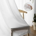 thumbnail image 5 of Rose Flower Leaves Tulle Curtains for Living Room Sheer Curtain for Bedroom Kitchen Blinds Voile Curtains, 5 of 7