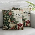 thumbnail image 3 of PHYHOO Christmas Pillow CoversChristmas Gloves Hello Decorative Red White Throw Pillow Covers Farmhouse Decoration for Home Couch White, 3 of 5