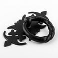 thumbnail image 5 of Renovators Supply Ring Pull Cabinet Drawer Door Wrought Iron Black 3 1/2" Pack of 10, 5 of 8